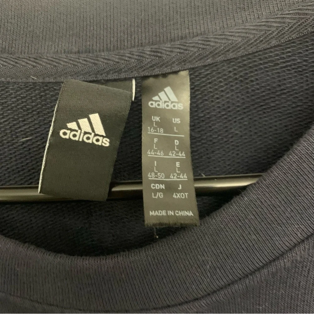 adidas large blacked used